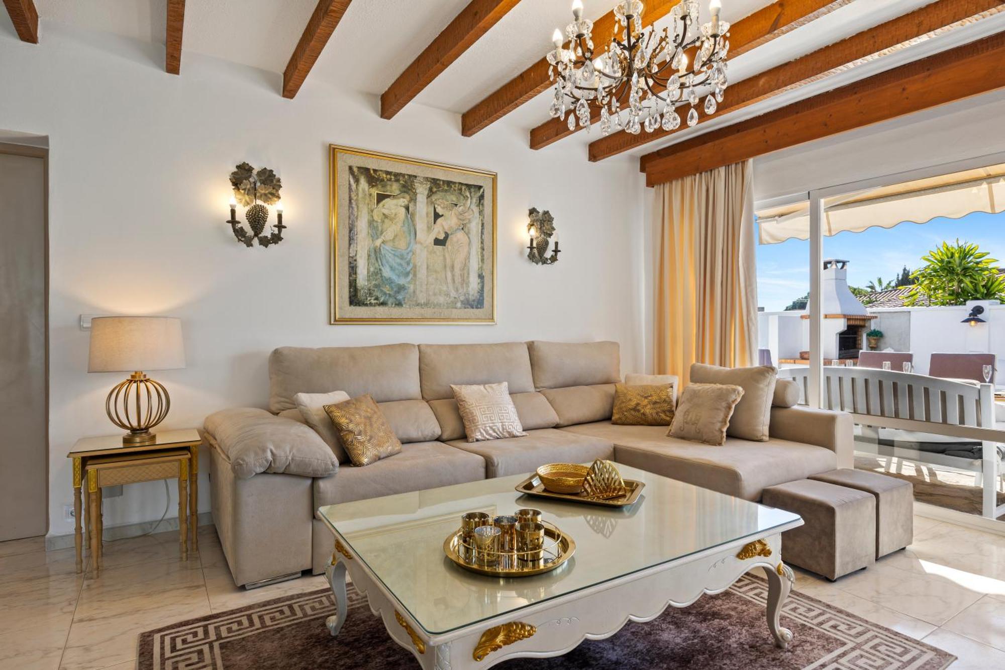 Villa Casacara Marbella Beachside Costabella -Spain المظهر الخارجي الصورة