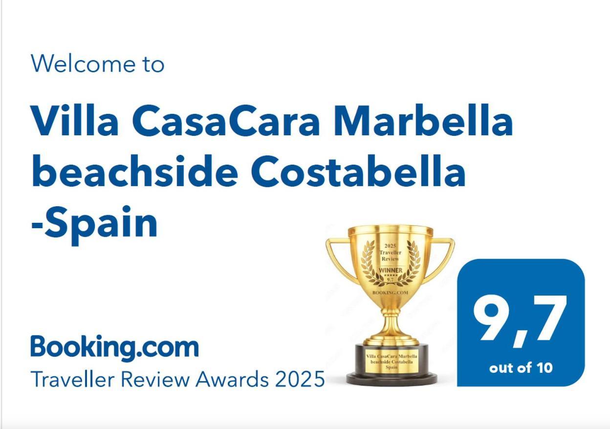 Villa Casacara Marbella Beachside Costabella -Spain المظهر الخارجي الصورة